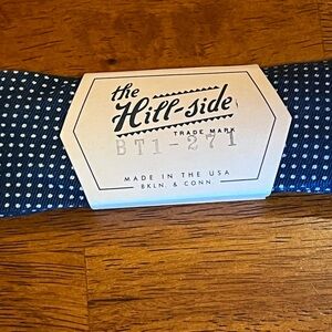 The Hill-side cotton bow tie NWT